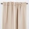 2-Piece Blackout Curtains with Tiebacks and Rod Pocket Design Thermal Insulated and Machine Washable